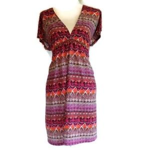 Christine ETHNIC PRINTED DRESS size L(12-14)